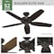 Hunter Hunter Builder Elite 52 in. New Bronze Indoor and Outdoor Ceiling Fan 53292 - alternate 5
